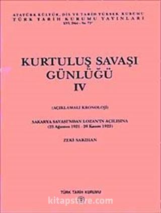 Kurtuluş Savaşı Günlüğü- IV