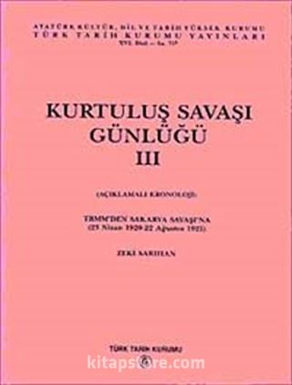 Kurtuluş Savaşı Günlüğü- III