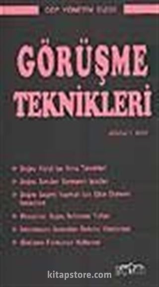 Görüşme Teknikleri