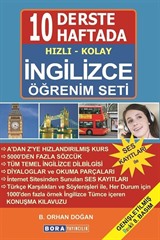 10 Derste 10 Haftada Hızlı Kolay İngilizce Öğrenim Seti