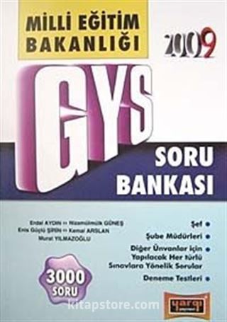 Milli Eğitim Bakanlığı GYS Soru Bankası 2009