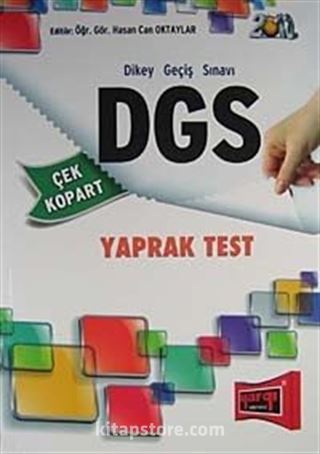 2012 DGS Çek Kopart Yaprak Test