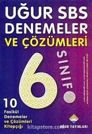 SBS Denemeler ve Çözümleri 6. Sınıf 10 Fasikül Denemeler ve Çözümleri Kitapçığı