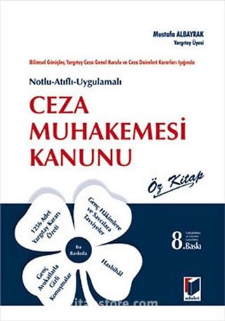 Ceza Muhakemesi Kanunu (Öz Kitap)