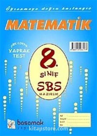 8. Sınıf SBS Hazırlık Matematik Çek Kopar Yaprak Test