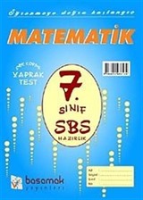 7. Sınıf SBS Hazırlık Matematik Çek Kopar Yaprak Test