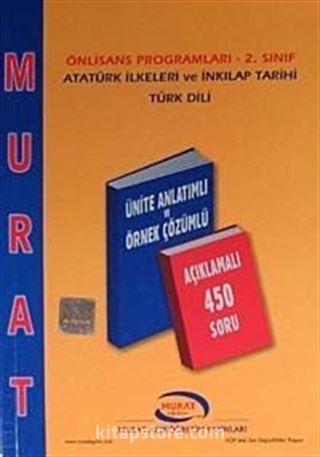 2. Sınıf Atatürk İlkeleri ve İnkılap Tarihi Türk Dili Ön Lisan Programları