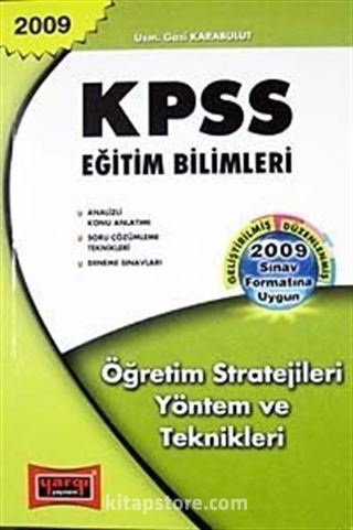 KPSS Eğitim Bilimleri Öğretim Stratejileri Yöntem ve Teknikleri