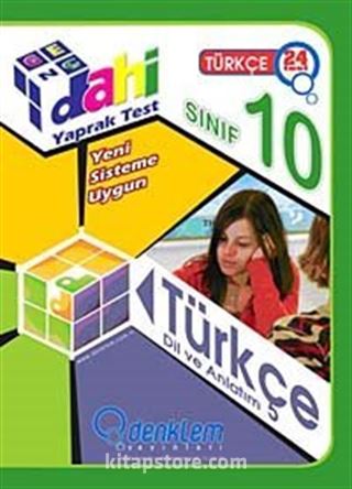 10. Sınıf Türkçe Dil ve Anlatım Yaprak Test