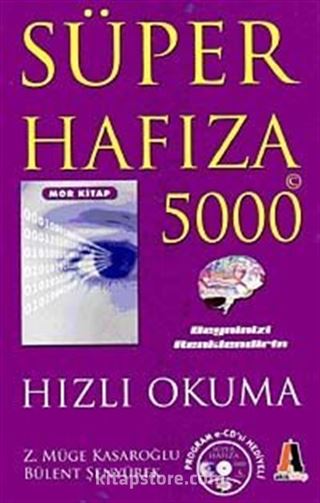 Süper Hafıza 5000 Beyninizi Renklendirin Mor Kitap