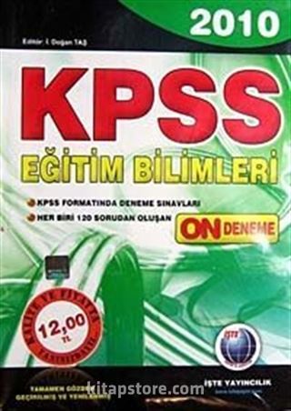 2010 KPSS Eğitim Bilimleri On Deneme