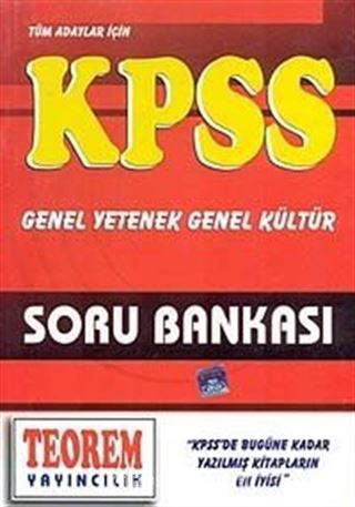 KPSS Genel Yetenek-Genel Kültür Soru Bankası