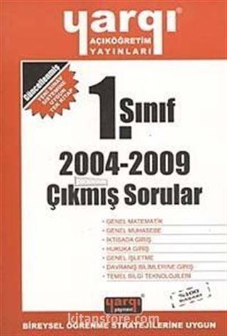 AÖF 1. Sınıf 2004-2009 Çıkmış Sorular