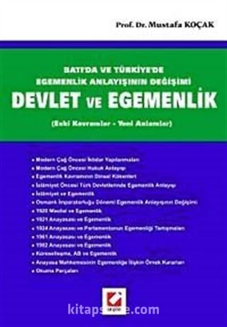 Devlet ve Egemenlik