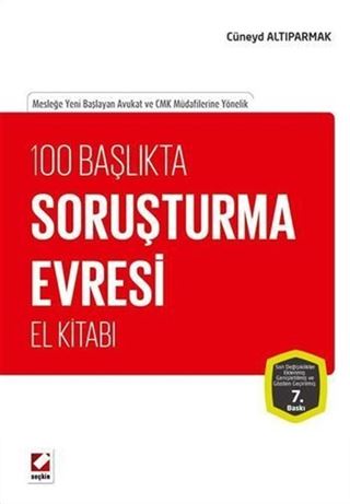 100 Başlıkta Soruşturma Evresi El Kitabı