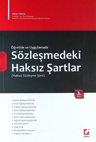 Sözleşmedeki Haksız Şartlar