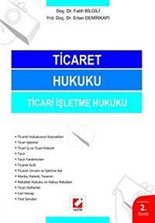 Ticaret Hukuku Ticari İşletme Hukuku