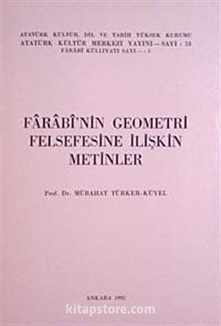 Farabi'nin Geometri Felsefesine İlişkin Metinler