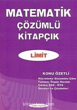 Matematik Çözümlü Kitapçık: Limit