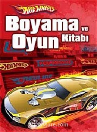 Hot Wheels Boyama ve Oyun Kitabı