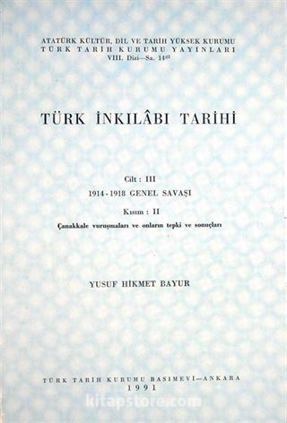 Türk İnkılabı Tarihi (Cilt 3 -Kısım 2)