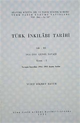 Türk İnkılabı Tarihi (Cilt 3 -Kısım 1)