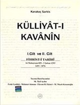 Külliyet-i Kavani'nin 2 Cilt