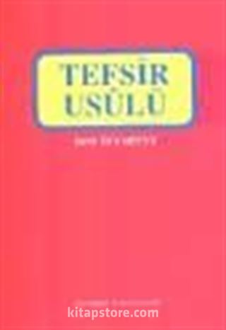 Tefsir Usulü