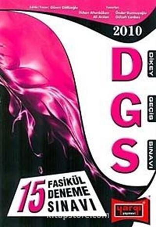 2010 DGS 15 Fasikül Deneme Sınavı