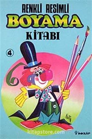 Renkli Resimli Boyama Kitabı-4