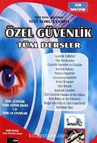 Özel Güvenlik Tüm Dersler