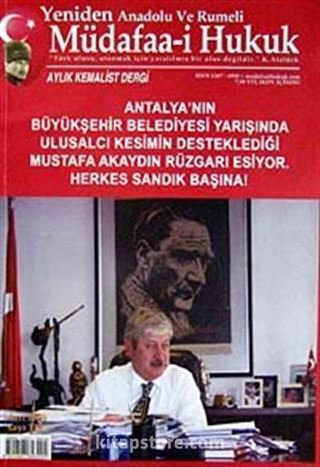 Müdafaa-i Hukuk Aylık Kemalist Dergi Sayı:126 Mart 2009