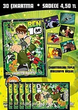 Ben 10 Çoklu Paket Çıkartma