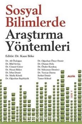 Sosyal Bilimlerde Araştırma Yöntemleri