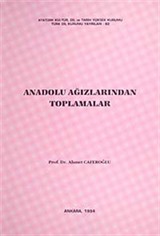 Anadolu Ağızlarından Toplamalar