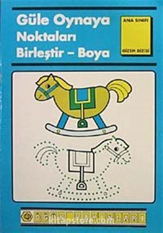 Güle Oynaya Noktaları Birleştir-Boya