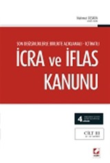 Açıklamalı İçtihatlı İcra ve İflas Kanunu (3 Cilt)