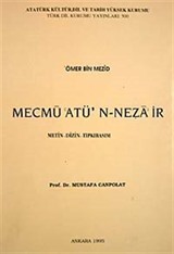 Mecmu'atu'n-Neza'ir (Metin-Dizin-tıpkıbasım)