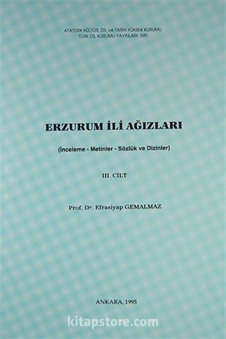 Erzurum İli Ağızları-3