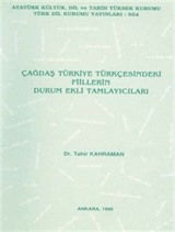 Çağdaş Türkiye Türkçesindeki Fiillerden Durum Ekli Tamamlayıcıları