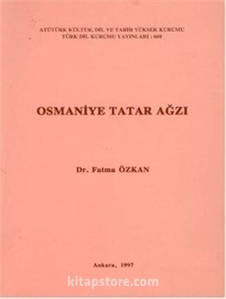 Osmaniye-Tatar Ağzı