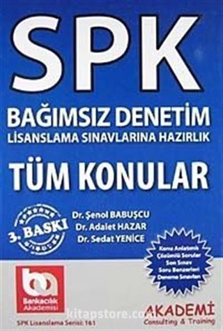 SPK Bağımsız Denetim Lisanlama Sınavlarına Hazırlık