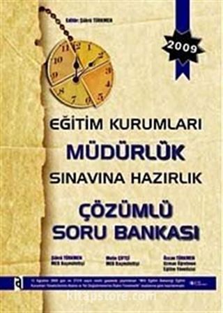 Eğitim Kurumları Müdürlük Sınavına Hazırlık Çözümlü Soru Bankası