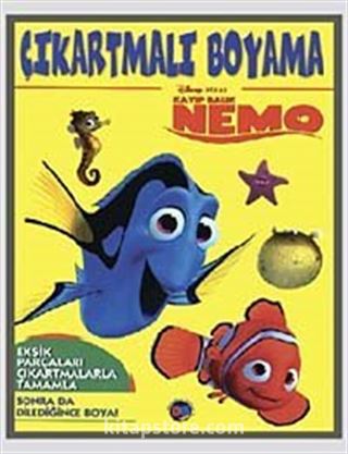 Kayıp Balık Nemo Çıkartmalı Boyama