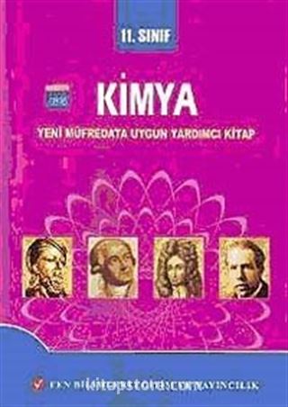 11. Sınıf Kimya Yeni Müfredata Uygun Yardımcı Kitap