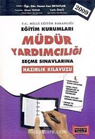 Eğitim Kurumları Müdür Yardımcılığı Seçme Sınavlarına Hazırlık Kılavuzu