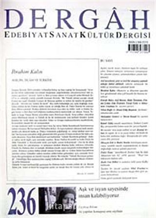 Dergah Edebiyat Sanat Kültür Dergisi Sayı:236 Ekim 2009