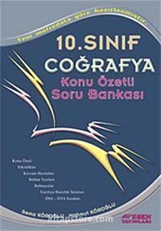 10. Sınıf Coğrafya Konu Özetli Soru Bankası