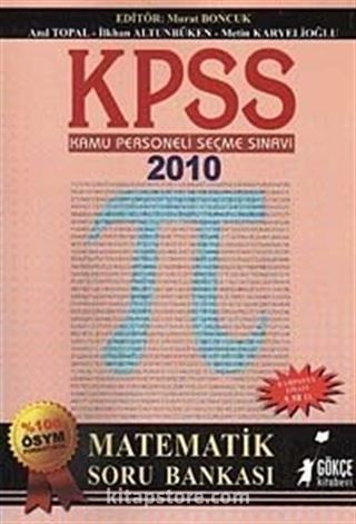 2010 KPSS Matematik Soru Bankası