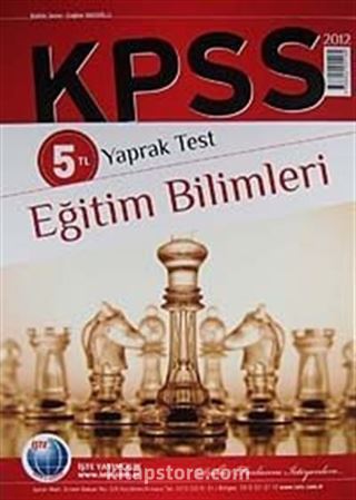 2012 KPSS Eğitim Bilimleri Yaprak Test